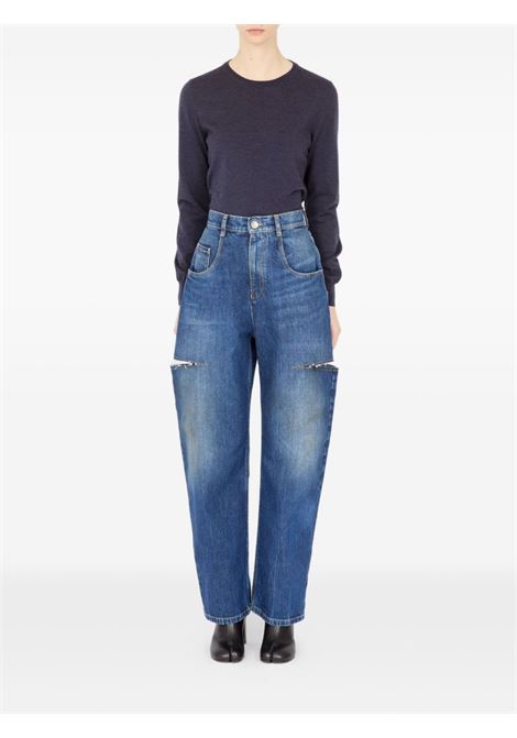 jeans cut-out uomo blu MAISON MARGIELA | S51LA0051 M30016963